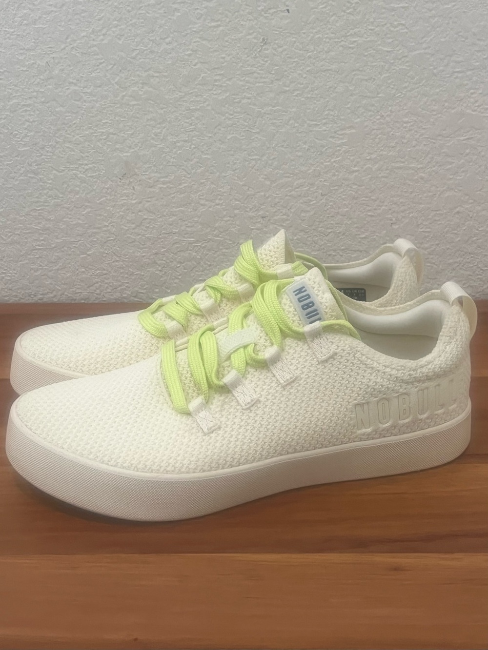 Nobull Recs Knit Mens US Sz 9 Beige Running Training Walking Shoes Sneakers